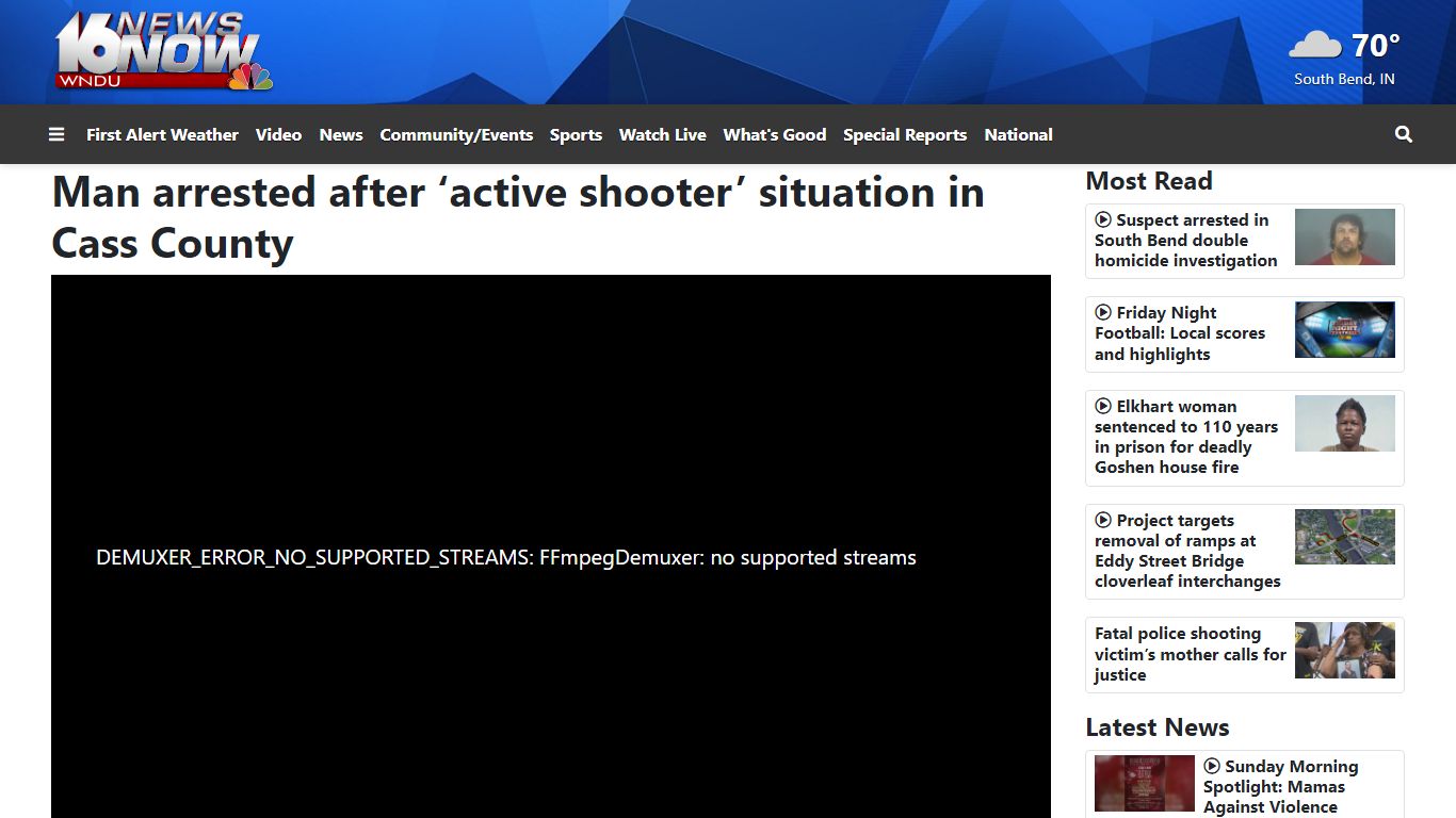 Man arrested after ‘active shooter’ situation in Cass County